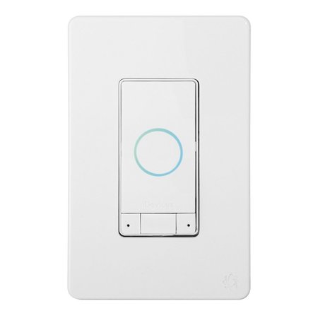 BRYANT Wi-Fi Enabled Smart Wall Switch with Amazon Alexa Built-In, Single Pole, 120VAC, White IDEV0022